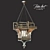 Driftwood Silver Chandelier | Fine Art Lamps Villa Vista 3D model small image 1