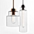 Elegant Clear Glass Empire Lights 3D model small image 2