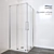 Provex S-Lite SK: Sleek, Sealproof Shower Enclosure 3D model small image 1