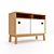 Scandinavian Wilson Sideboard 3D model small image 1