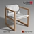 Modern Bruhl Muskat Armchair 3D model small image 1