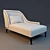 Pasadena One Arm Chaise - Sleek and Stylish 3D model small image 1