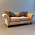 Elegant Parker Knoll Etienne Sofa 3D model small image 1