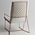 Syrma Chair & Ottoman Set 3D model small image 2