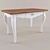 French Provence Style Table 3D model small image 1