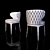 Faux Visionnaire Zelda Chair 3D model small image 3