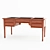 Modern Grange Bureau Desk 3D model small image 2
