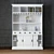 Elegant Chablis Wine Cabinet 3D model small image 2