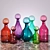 Colorful Glass Decor Set by Elizabeth Lyons 3D model small image 1