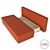 BANKS Sofa Bed: Stylish Space-Saver 3D model small image 2