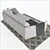 BoConcept Osaka Sofa - Silver Grey, Pisa Fabric 3D model small image 3