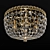 Elegant Crystal Chandelier 3D model small image 1