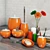 Vibrant Orange Bath Set 3D model small image 2