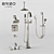 Sophisticated Brizo Virage Bathroom Set 3D model small image 1