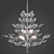 Upside-Down Silver Leaf Chandelier 3D model small image 1