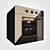 Pyramida F 64 Ivory Rustico Oven 3D model small image 1