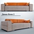 Flat Como 2 - Sleek and Stylish Sofa 3D model small image 1