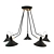 Modern Kare Design Spider 5 Pendant 3D model small image 1