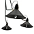 Modern Kare Design Spider 5 Pendant 3D model small image 2
