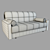 Milena Sofa: Modern and Stylish 3-Seater 3D model small image 2
