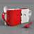 Romantic Mug Set 3D model small image 1