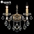 Champa Crystal Wall Sconce 3D model small image 1