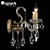 Champa Crystal Wall Sconce 3D model small image 2