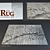 Sea Fan Gray Tibetan Carpet 3D model small image 1