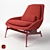 ComfortMax Field Lounge Chair 3D model small image 1