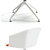 Modern Swivel Armchair Liza 2273 + Elica Table Set 3D model small image 2