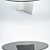 Modern Swivel Armchair Liza 2273 + Elica Table Set 3D model small image 3