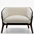 Luxury Mariani Savile Row Chair 3D model small image 2