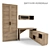 "Sherwood" Kids Furniture Set by Skand 3D model small image 2