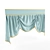 Elegant Drapes: Timeless Beauty 3D model small image 1