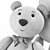 Adorable Cotton Bears: Download 3D Model 3D model small image 3