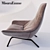 Elegant Ermes Armchair 3D model small image 2