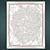 Elegant Engraved Granite Panel 3D model small image 2