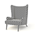 Eleganza Chair: The Ultimate in Il Loft Luxury 3D model small image 2