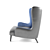 Eleganza Chair: The Ultimate in Il Loft Luxury 3D model small image 3