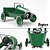 Vintage Pedal Car: 1930's Inspired 3D model small image 1