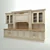 Elite Kitchen: Graphite and Ivory with Silver and Gold Details 3D model small image 2