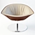 Modern Kastel Stool: Versatile Conference Seating 3D model small image 2