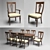 Nostalgia Day Dining Set by Camelgroup 3D model small image 1