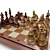 Classic Chess Set 3D model small image 2