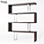 Elegant Shelving Unit by Tonin 3D model small image 1