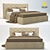 Capri Modern Bed - Sleek and Spacious 3D model small image 1