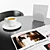 Bistro Outdoor Table Set 3D model small image 2