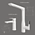 Atrio Mixer Collection - White/Chrome 3D model small image 1