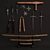 Japanese Martial Arts Weapon Set 3D model small image 1