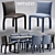 Natuzzi Hedi: Elegant Table & Chairs 3D model small image 1